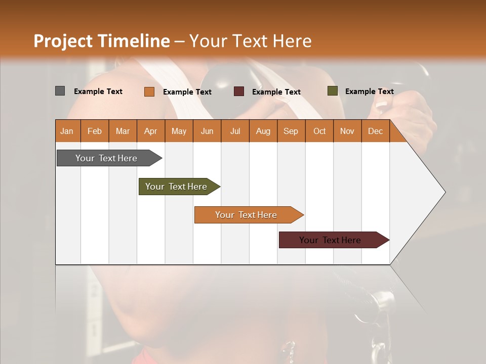 Buffed Gym Machines PowerPoint Template