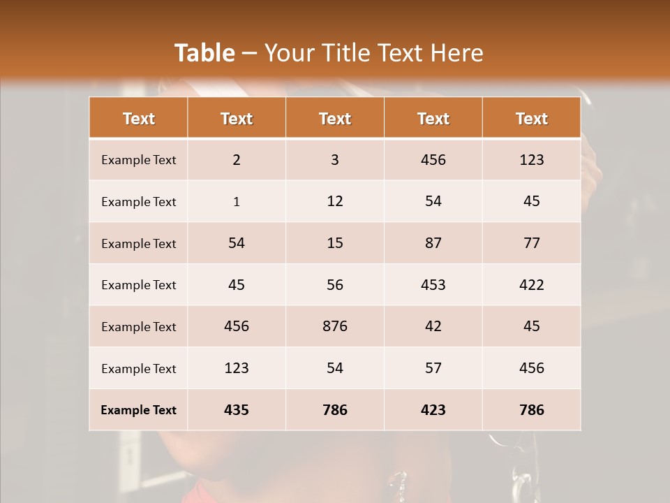 Buffed Gym Machines PowerPoint Template