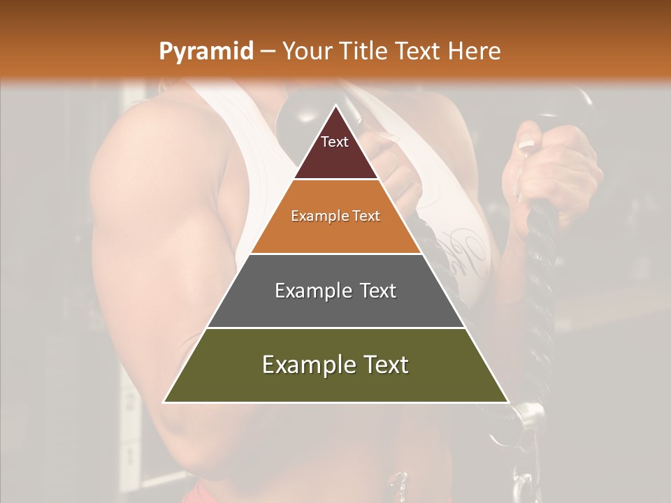 Buffed Gym Machines PowerPoint Template