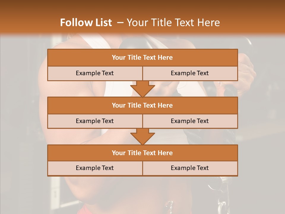 Buffed Gym Machines PowerPoint Template