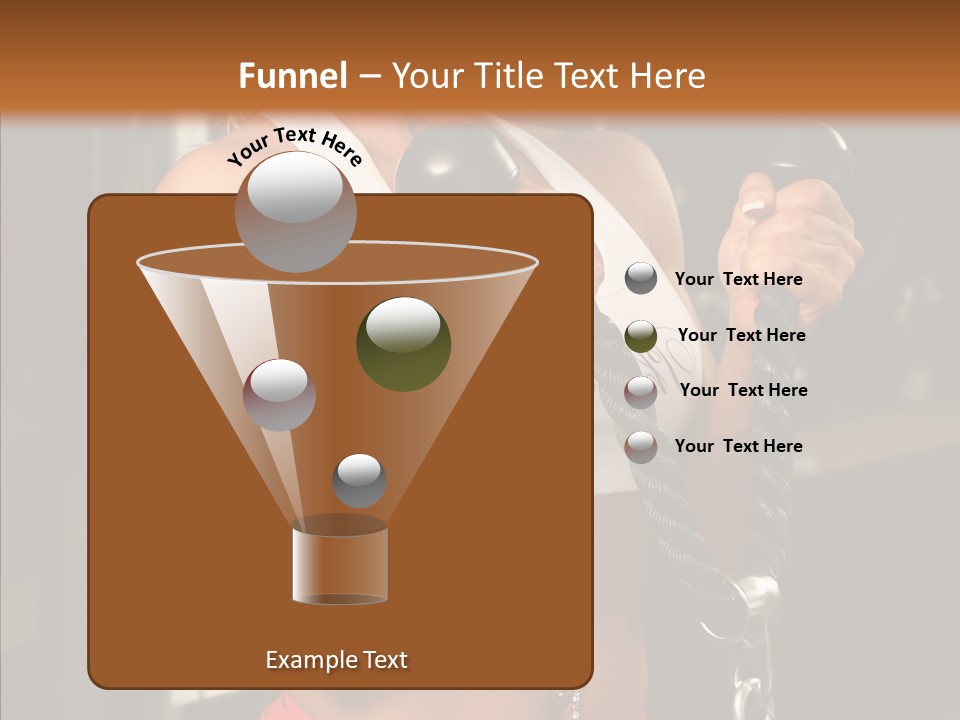 Buffed Gym Machines PowerPoint Template