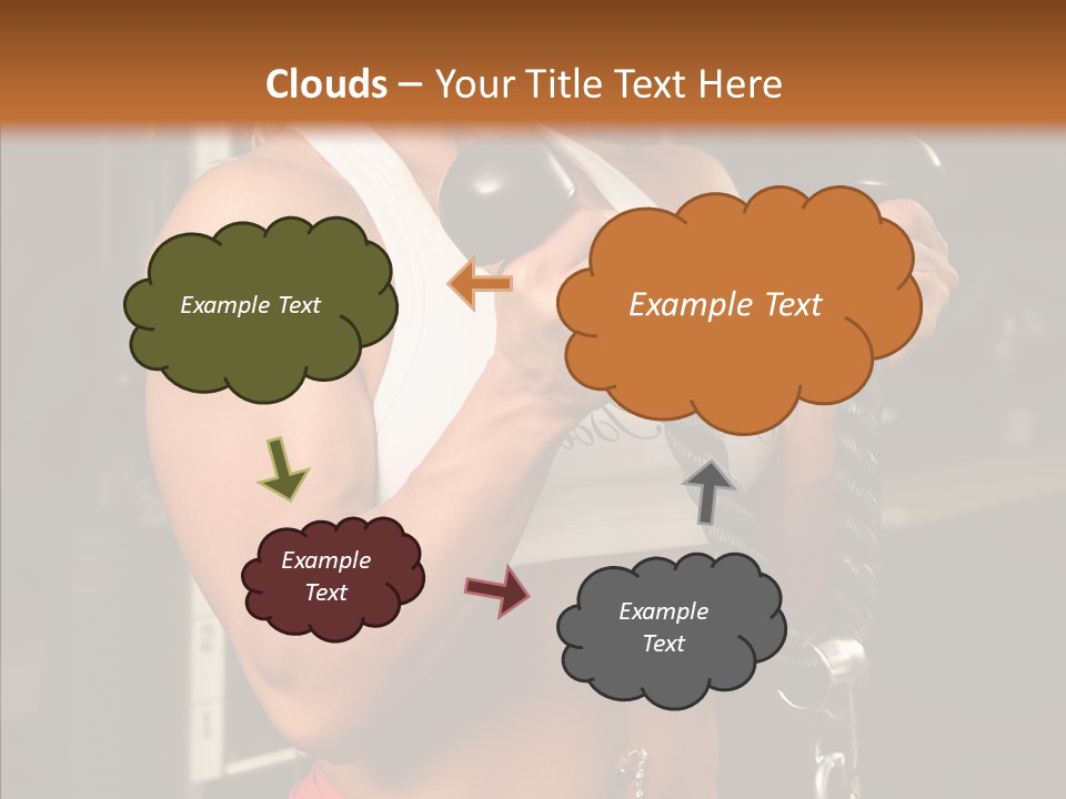 Buffed Gym Machines PowerPoint Template