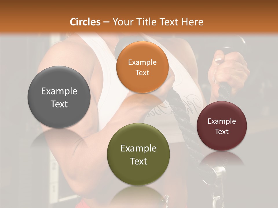 Buffed Gym Machines PowerPoint Template