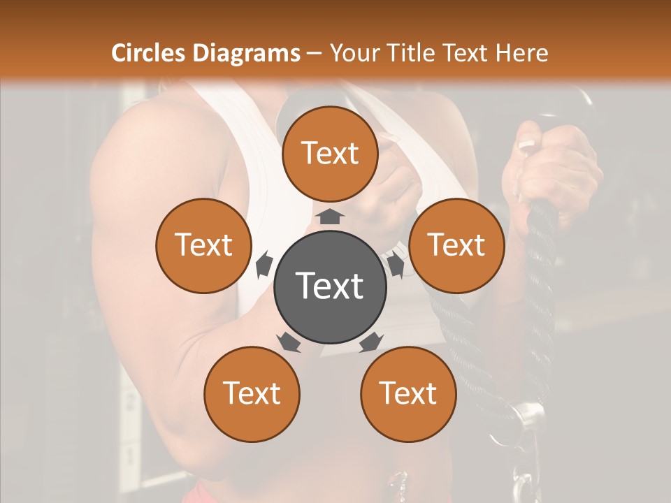 Buffed Gym Machines PowerPoint Template