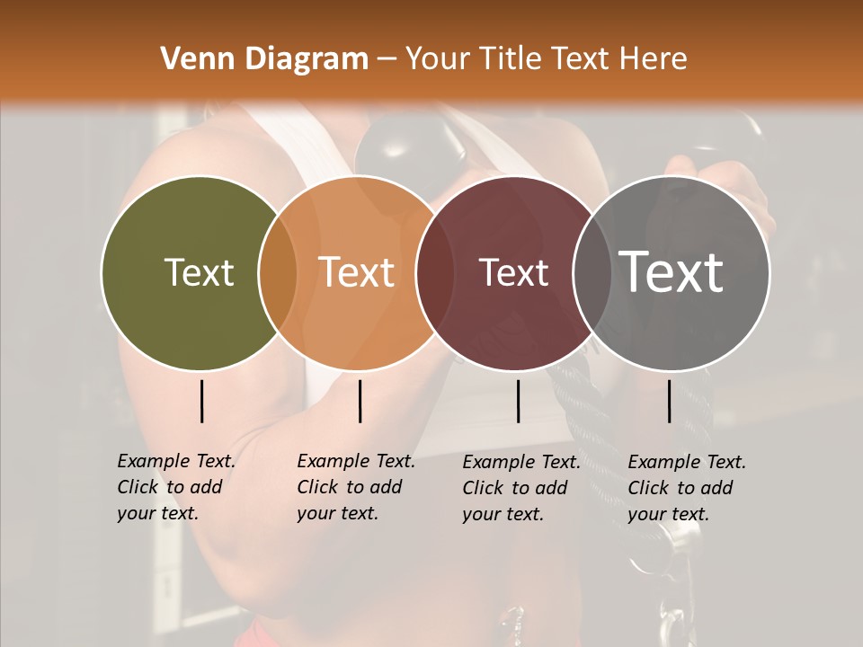 Buffed Gym Machines PowerPoint Template