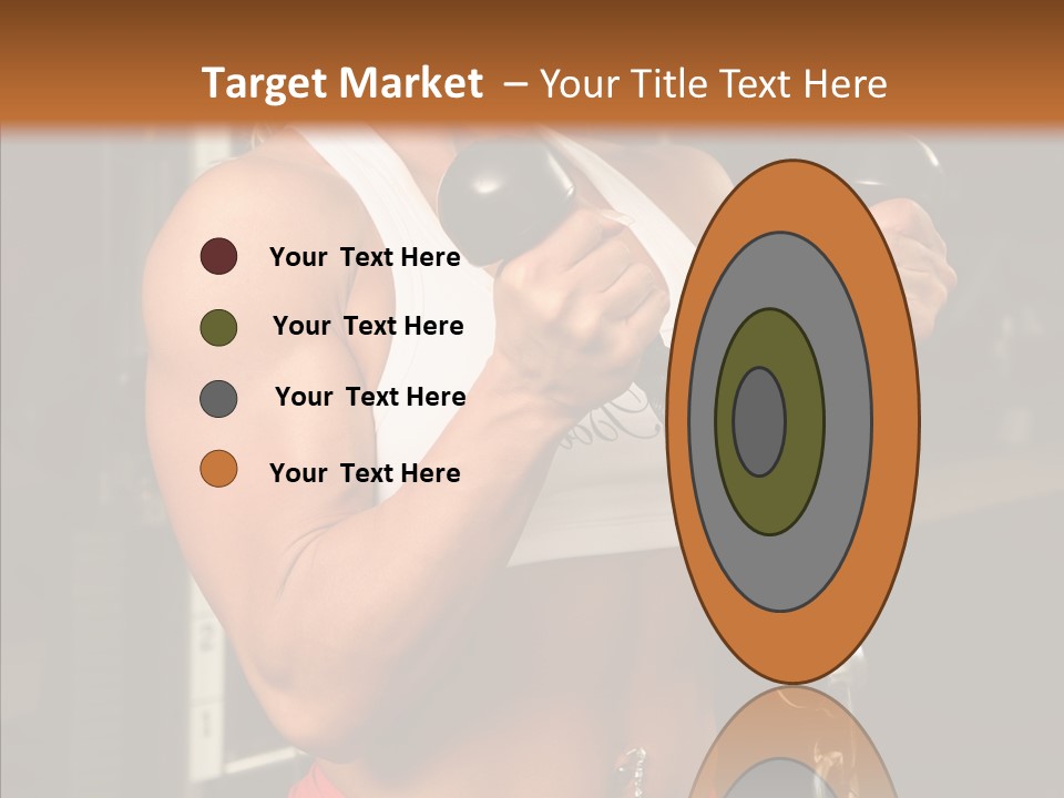 Buffed Gym Machines PowerPoint Template