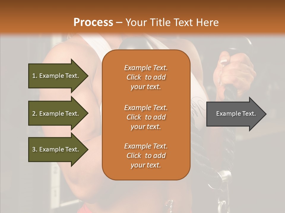 Buffed Gym Machines PowerPoint Template