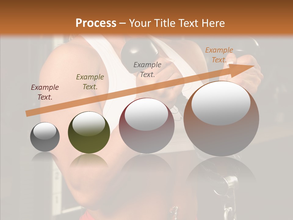 Buffed Gym Machines PowerPoint Template