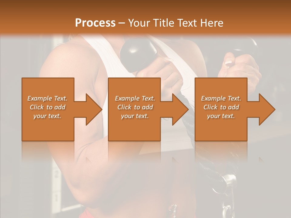 Buffed Gym Machines PowerPoint Template