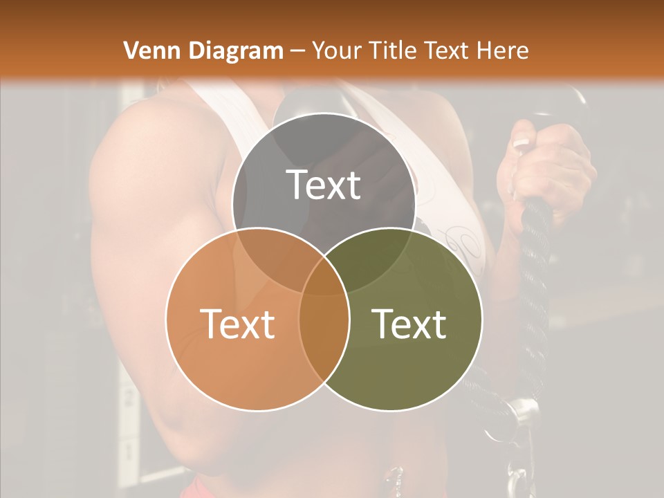 Buffed Gym Machines PowerPoint Template