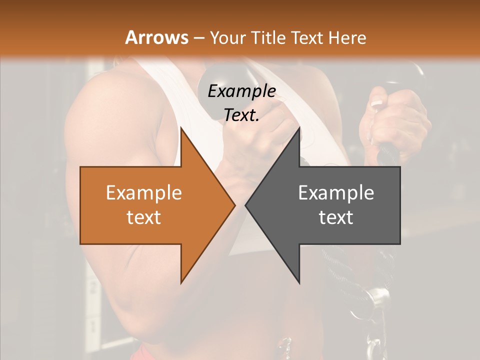 Buffed Gym Machines PowerPoint Template