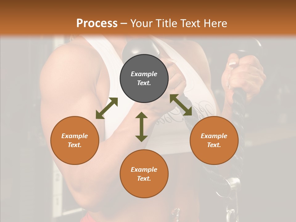 Buffed Gym Machines PowerPoint Template