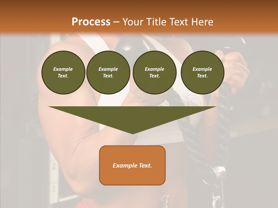 Buffed Gym Machines PowerPoint Template