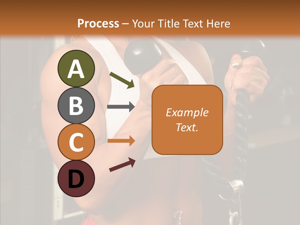 Buffed Gym Machines PowerPoint Template