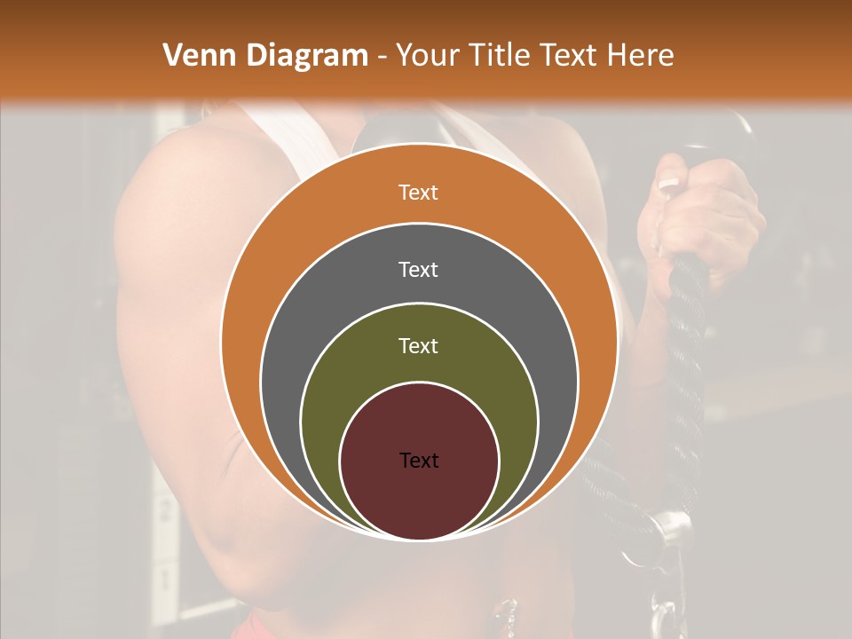 Buffed Gym Machines PowerPoint Template