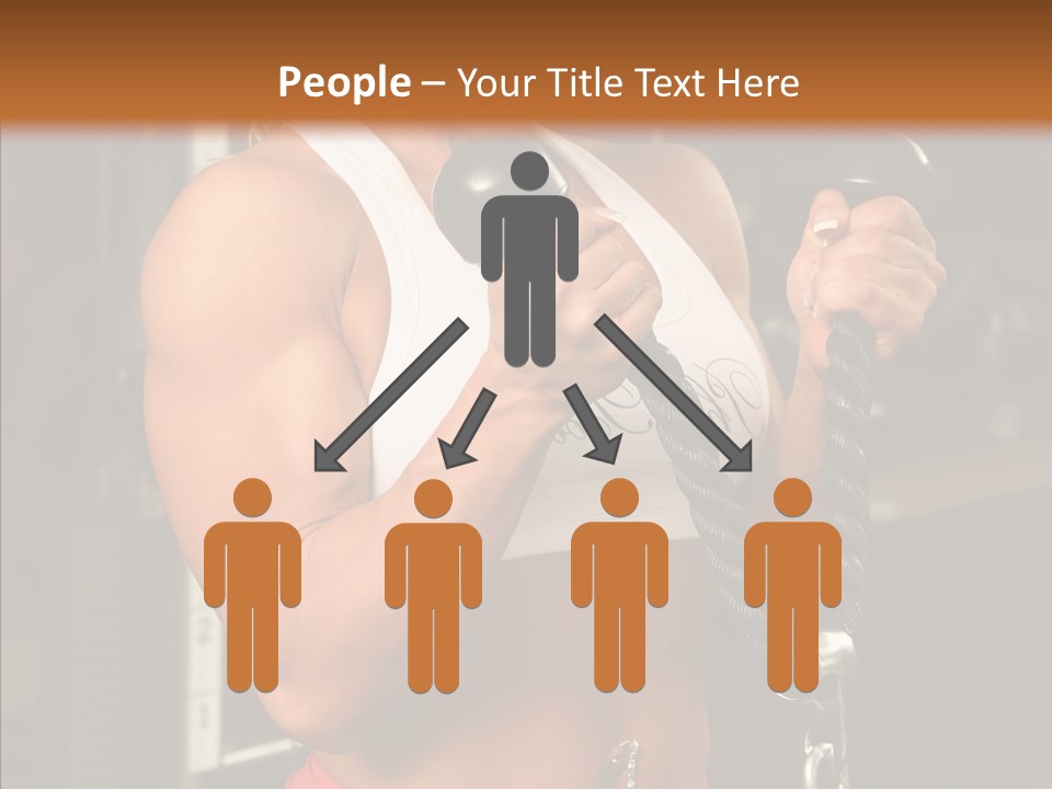 Buffed Gym Machines PowerPoint Template