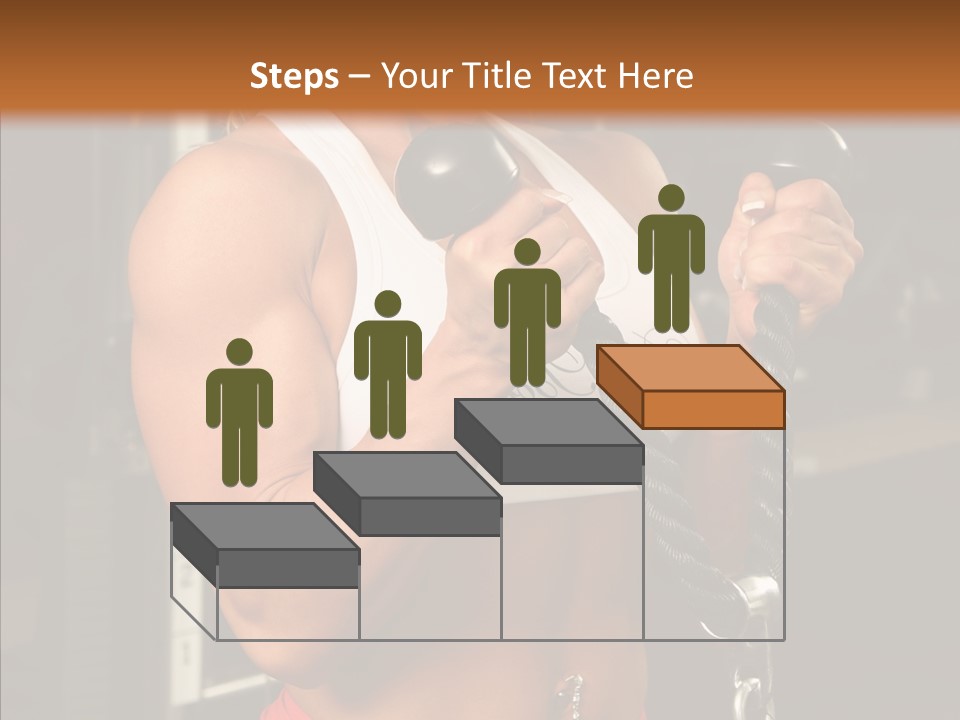 Buffed Gym Machines PowerPoint Template