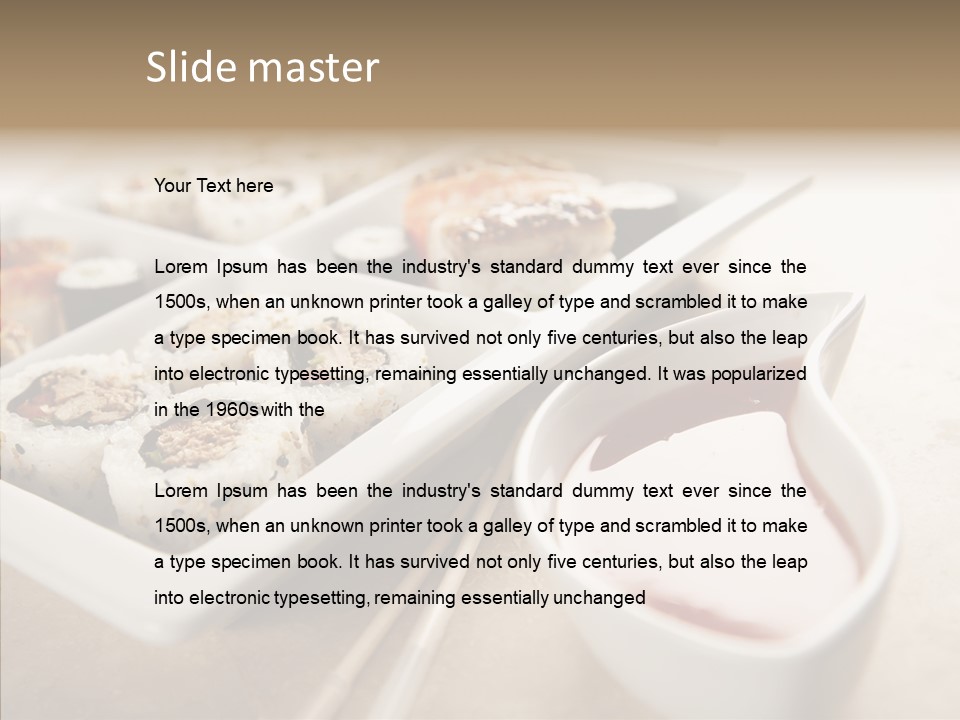 Chair Happy Room PowerPoint Template