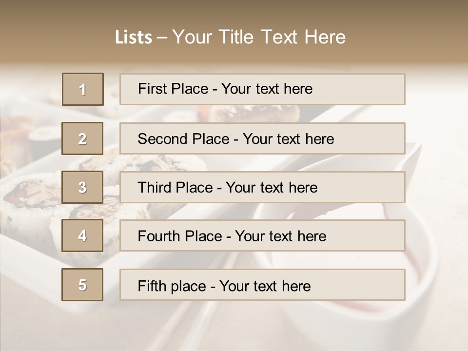Chair Happy Room PowerPoint Template