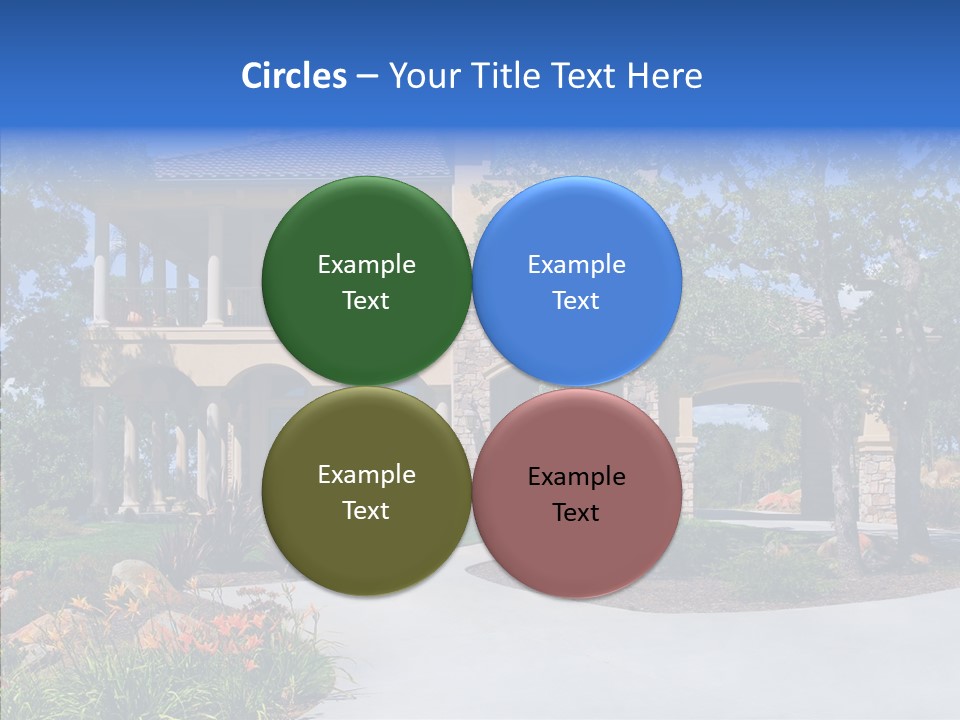 Household Old Neighborhood PowerPoint Template