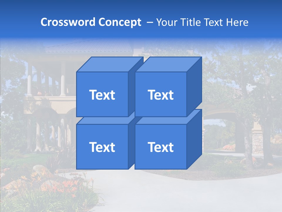 Household Old Neighborhood PowerPoint Template