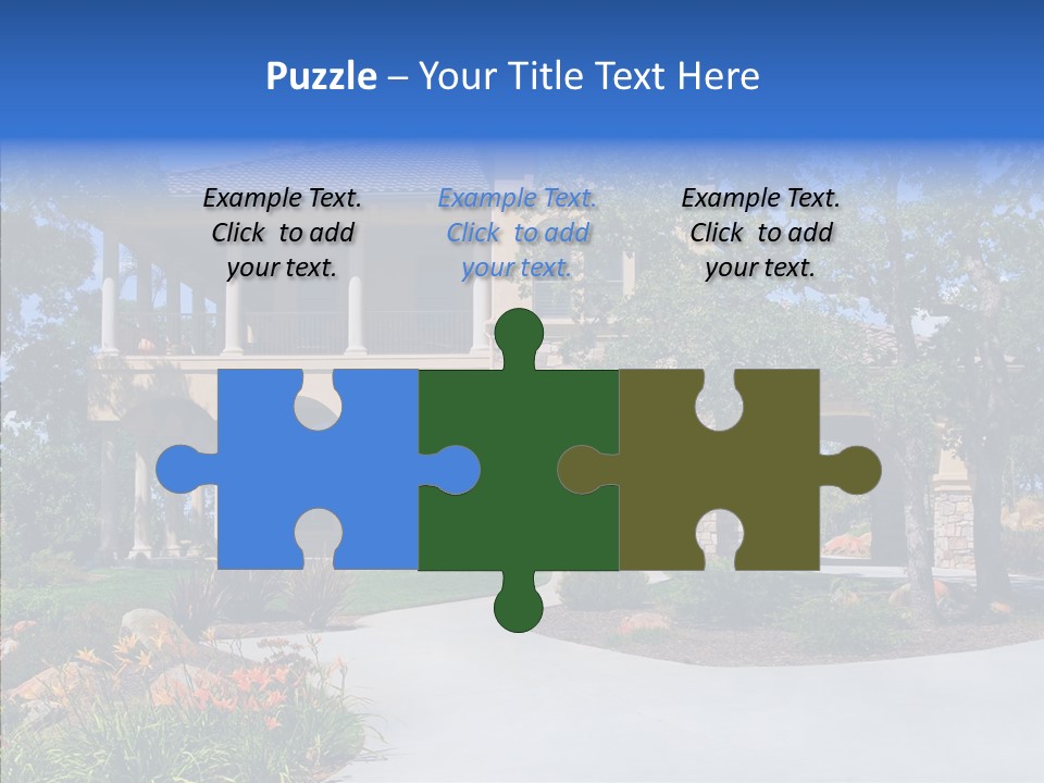 Household Old Neighborhood PowerPoint Template