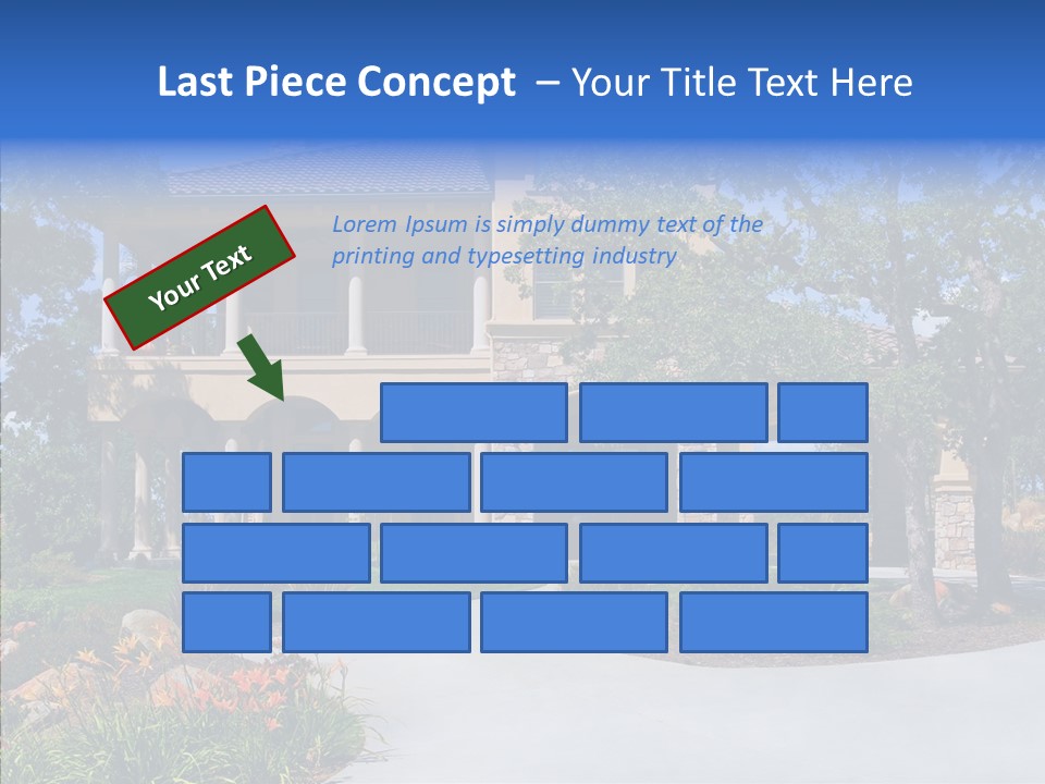 Household Old Neighborhood PowerPoint Template