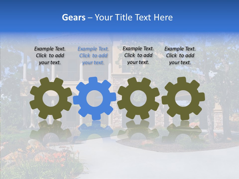 Household Old Neighborhood PowerPoint Template