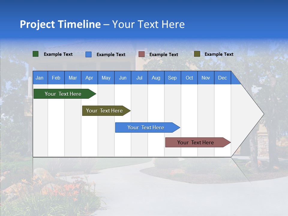 Household Old Neighborhood PowerPoint Template