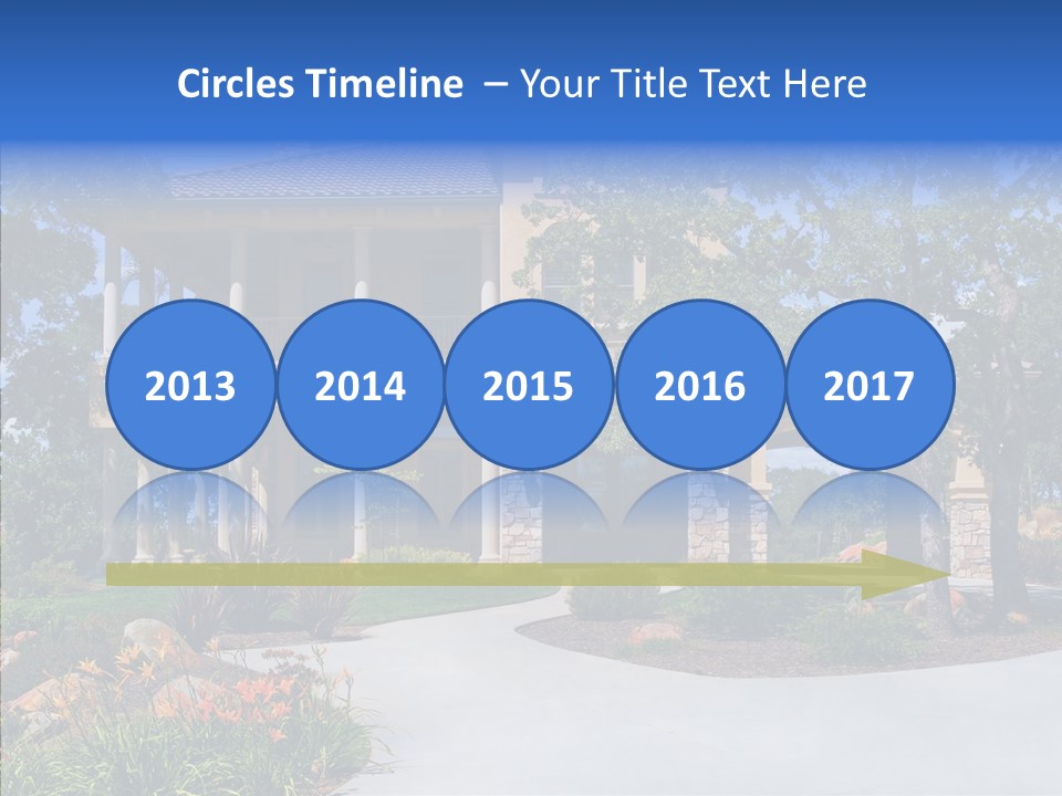 Household Old Neighborhood PowerPoint Template