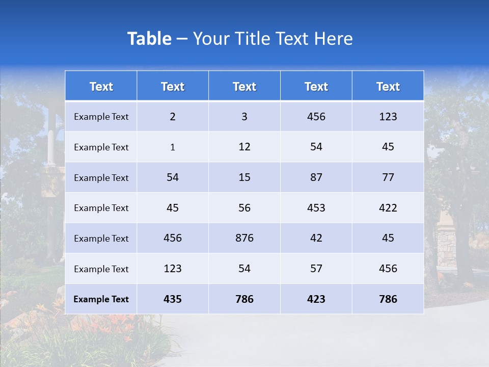 Household Old Neighborhood PowerPoint Template
