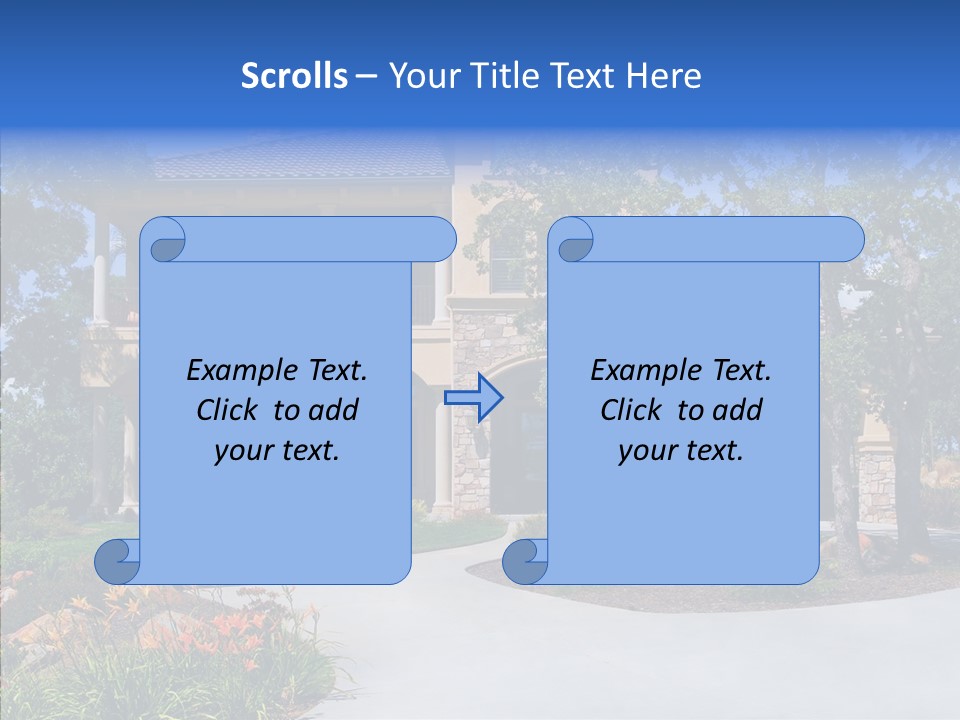 Household Old Neighborhood PowerPoint Template