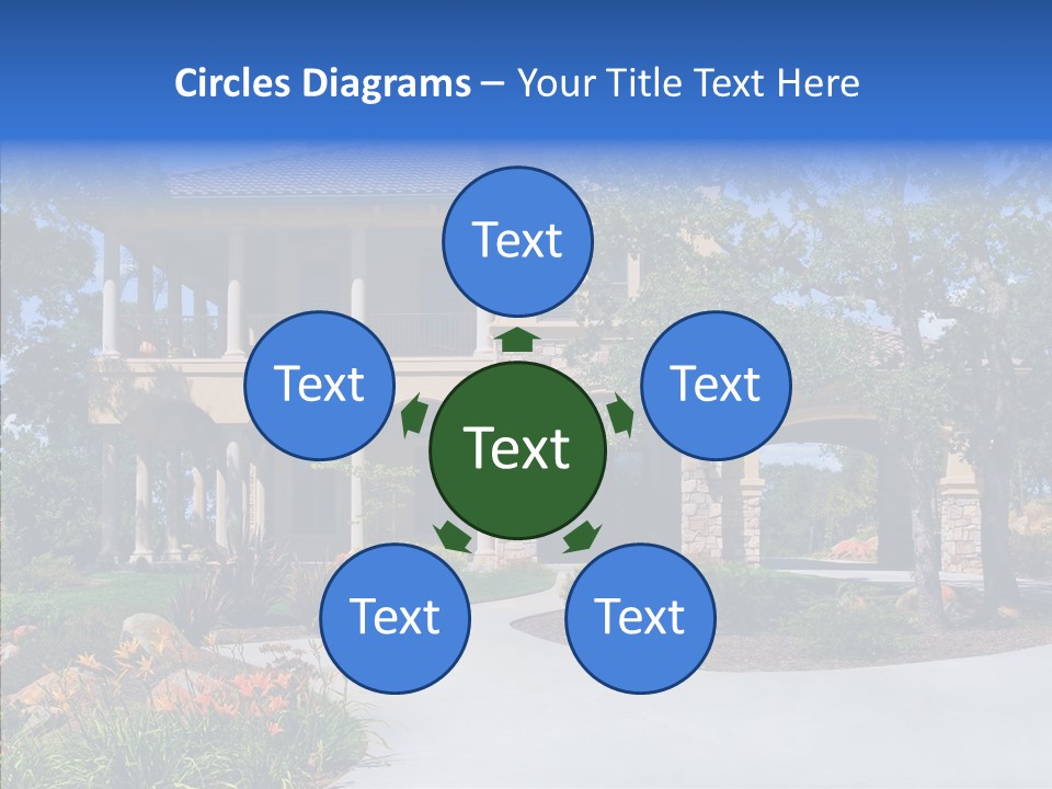 Household Old Neighborhood PowerPoint Template