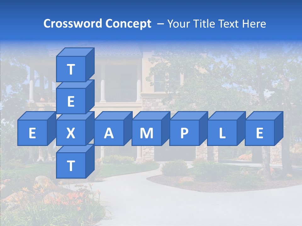 Household Old Neighborhood PowerPoint Template