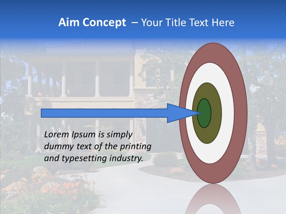 Household Old Neighborhood PowerPoint Template