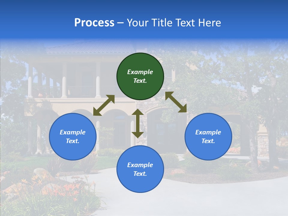 Household Old Neighborhood PowerPoint Template