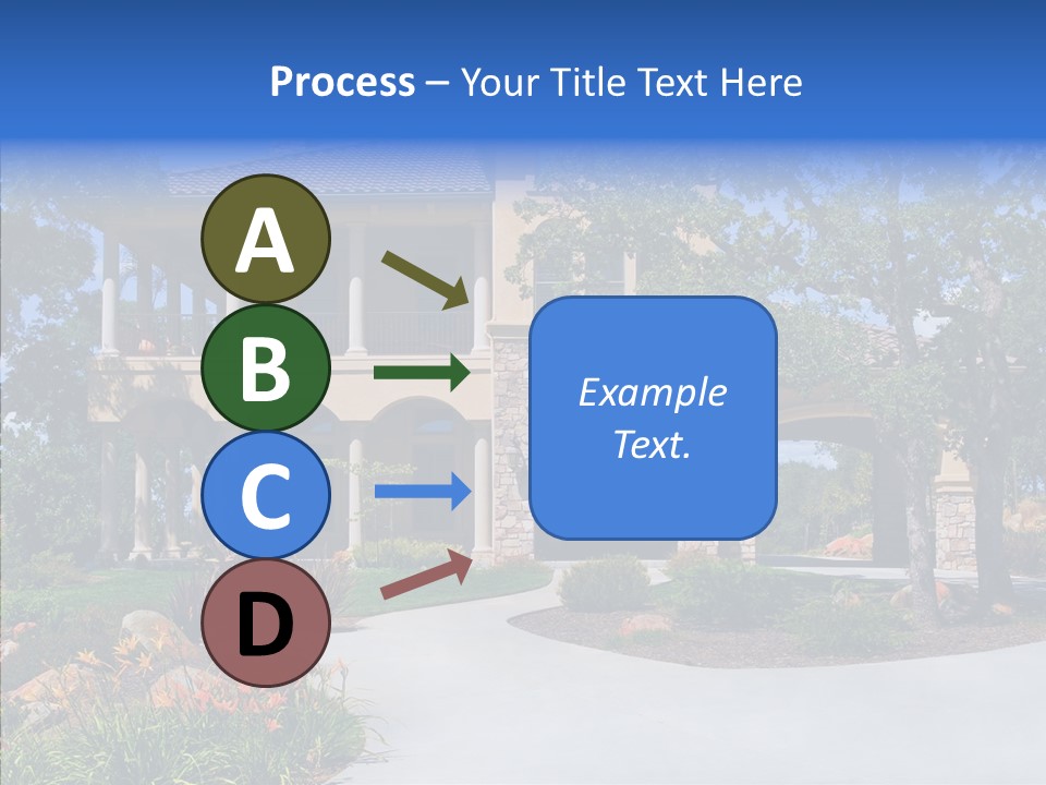 Household Old Neighborhood PowerPoint Template