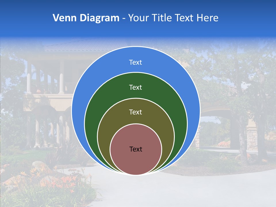 Household Old Neighborhood PowerPoint Template