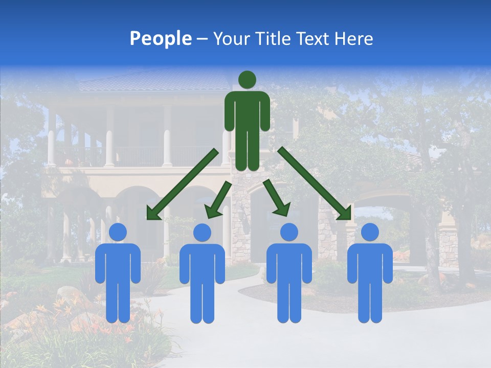 Household Old Neighborhood PowerPoint Template