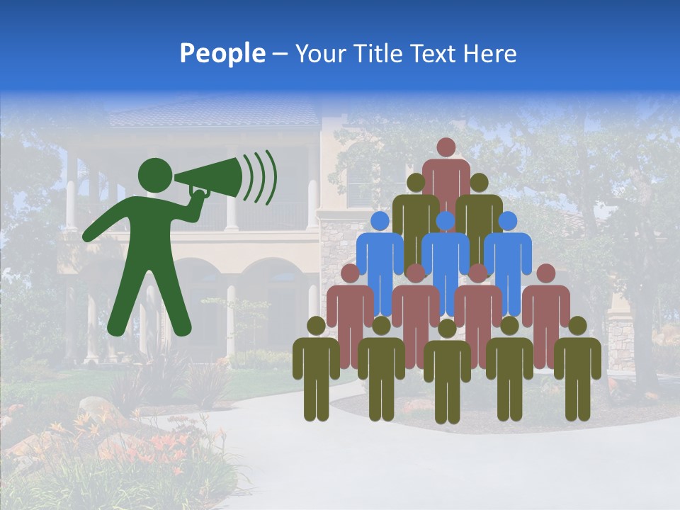 Household Old Neighborhood PowerPoint Template