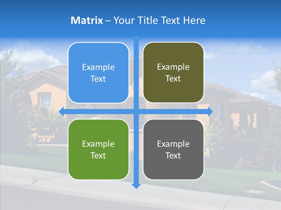 City Lawn Property PowerPoint Template