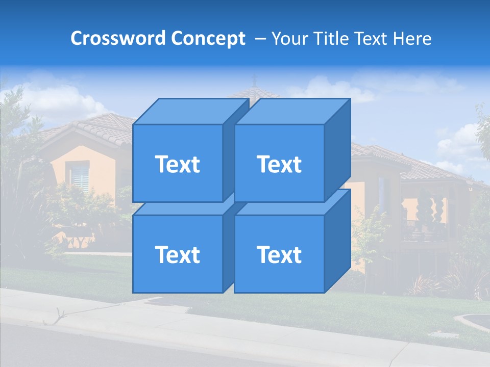 City Lawn Property PowerPoint Template