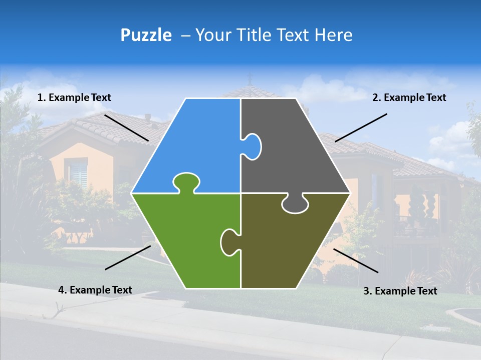 City Lawn Property PowerPoint Template