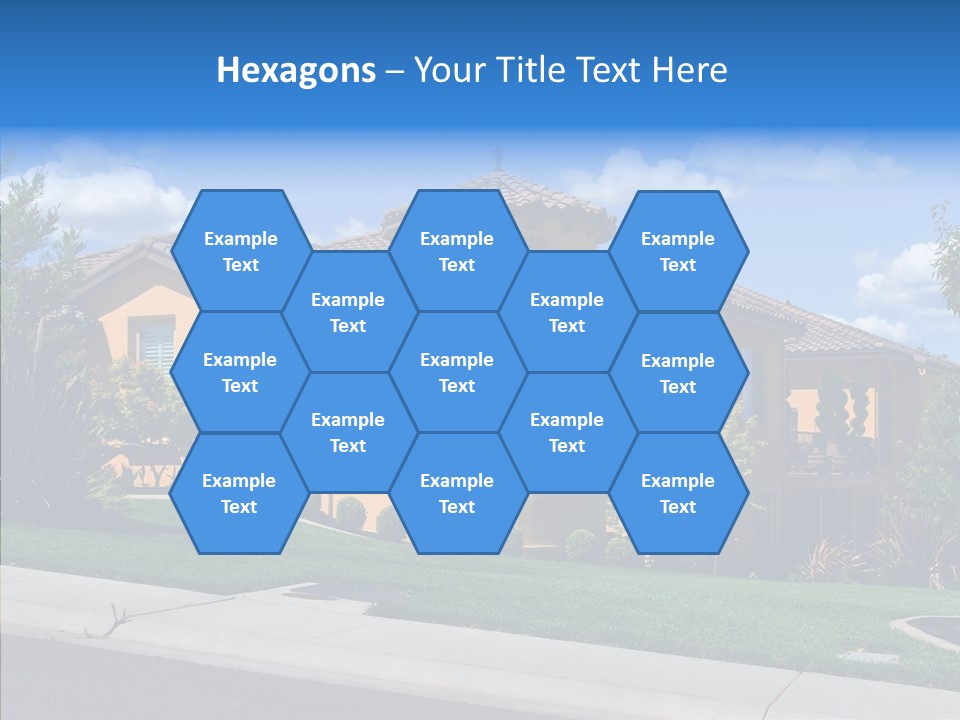 City Lawn Property PowerPoint Template