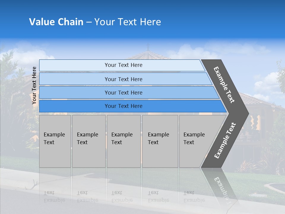 City Lawn Property PowerPoint Template