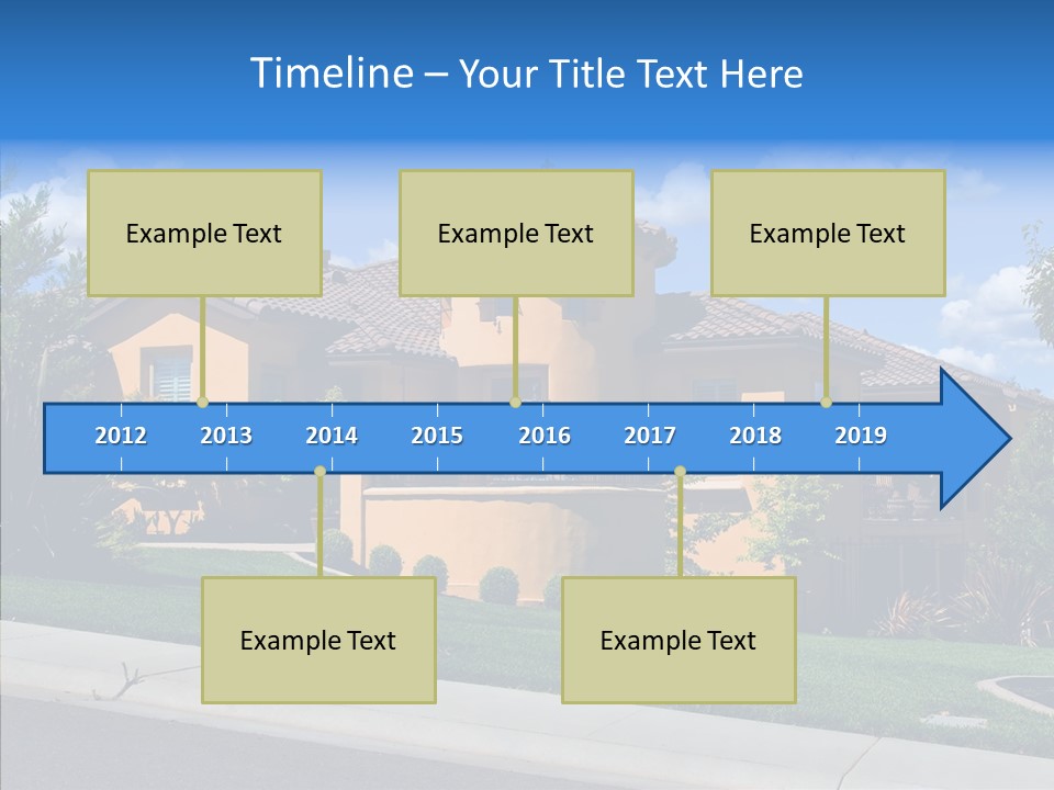 City Lawn Property PowerPoint Template
