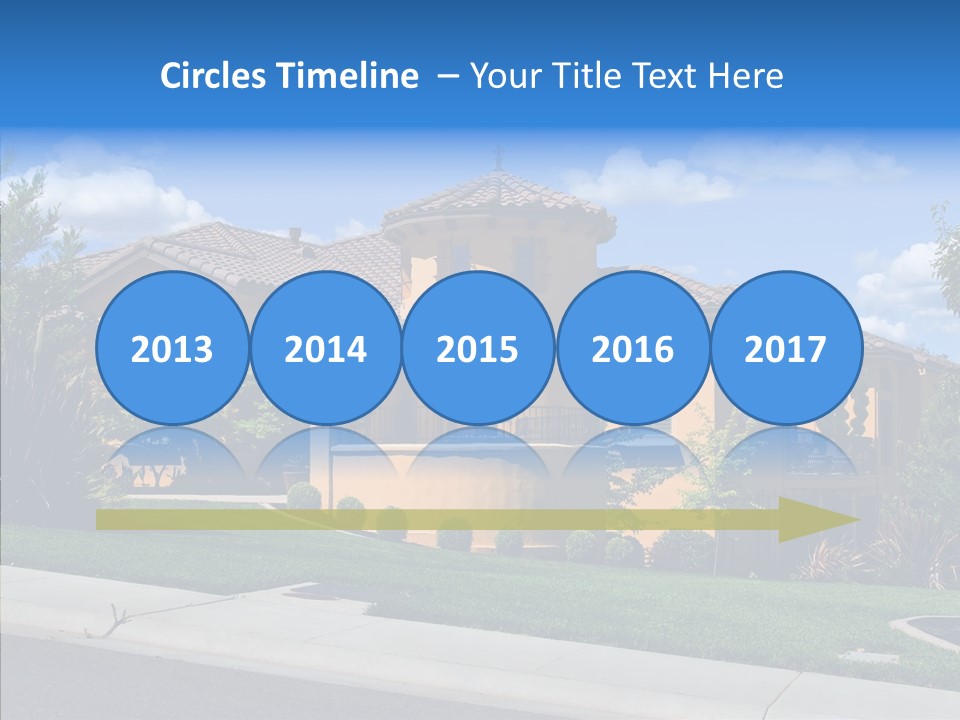 City Lawn Property PowerPoint Template