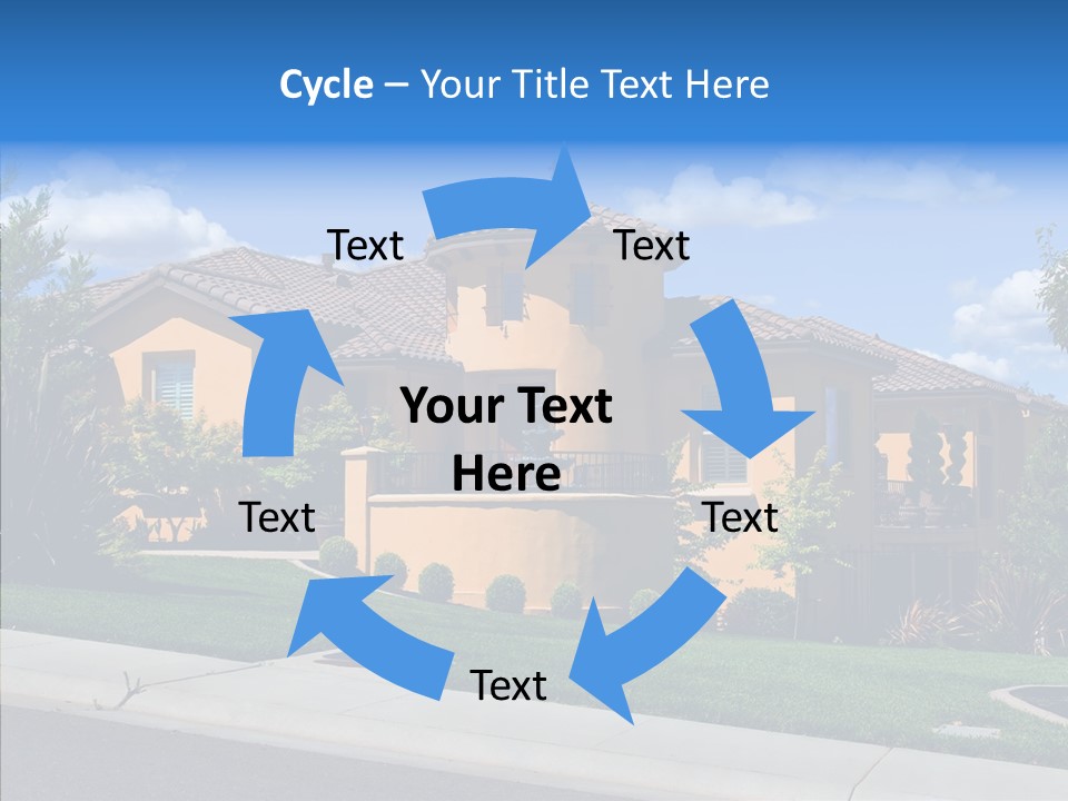 City Lawn Property PowerPoint Template