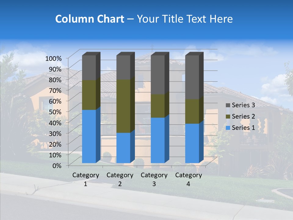 City Lawn Property PowerPoint Template