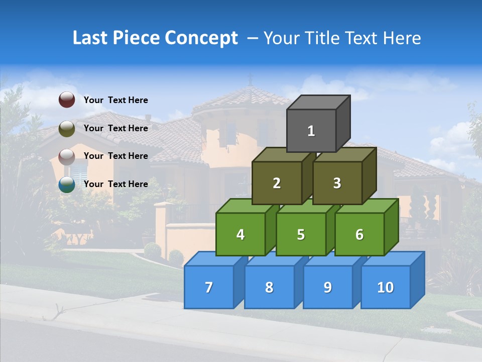 City Lawn Property PowerPoint Template